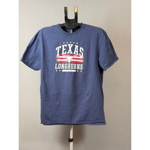 Men's Texas Longhorns Fanatics T Shirt XL Navy Blue Austin TX Graphic Tee